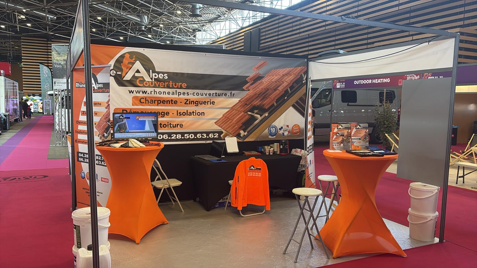 Couvreur à la foire de l’habitat de Euroexpo Lyon du 20 au 30 mars 2026